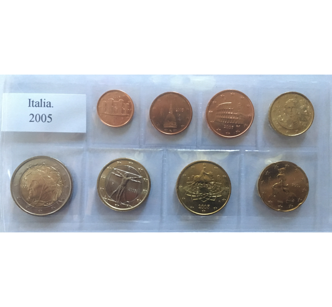  Itaalia euro komplekt UNC 2005