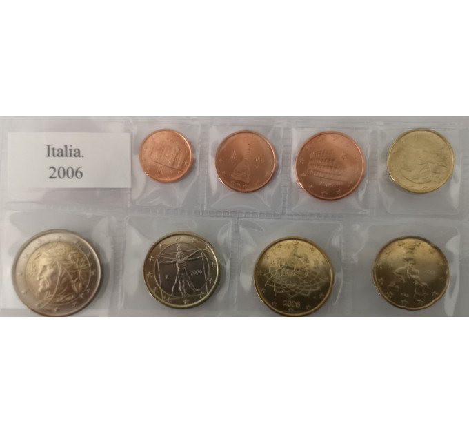  Itaalia euro komplekt UNC 2006