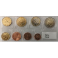  Itaalia euro komplekt UNC 2009