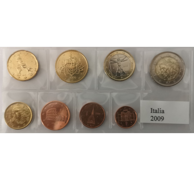  Itaalia euro komplekt UNC 2009