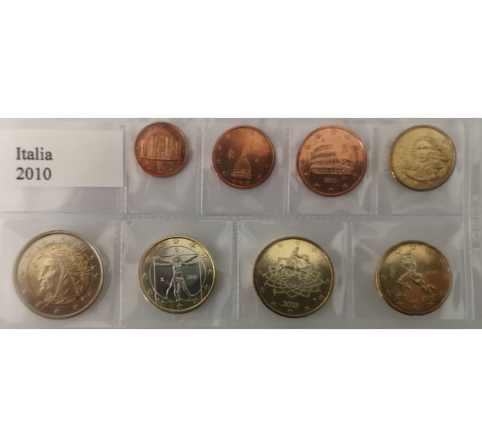  Itaalia euro komplekt UNC 2010 