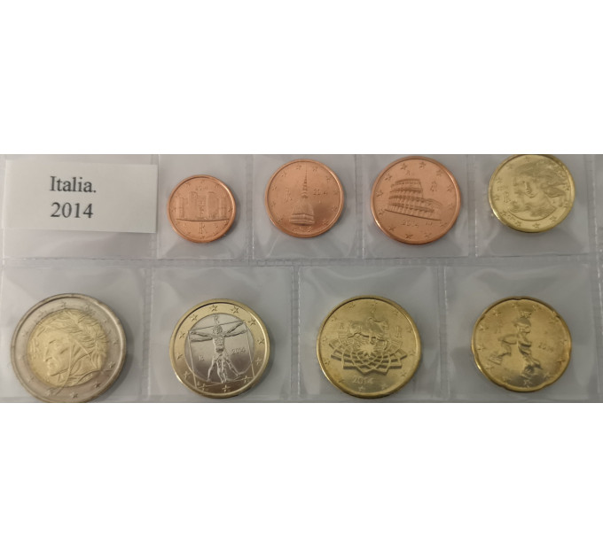  Itaalia euro komplekt UNC 2014