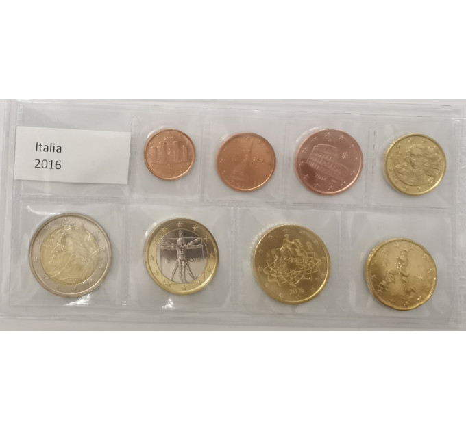  Itaalia euro komplekt UNC 2016