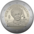 Италия 2 евро UNC 2024 - Рита Леви-Монтальчини