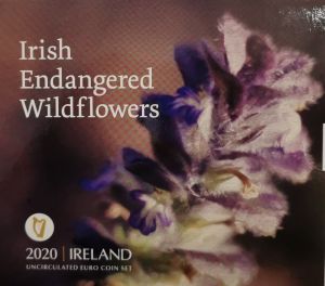 IRELAND 2020 - EURO COIN SET BU - ENDANGERED IRISH WILDFLOWERS