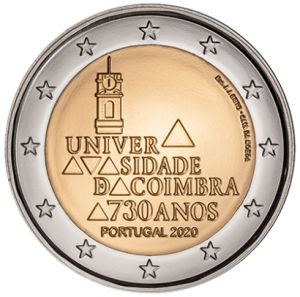 PORTUGAL 2 EURO 2020 - 730YEARS OF THE UNIVERSITY OF COIMBRA 
