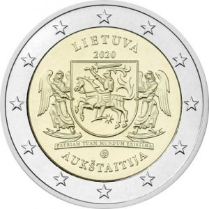 LITHUANIA 2 EURO 2020 - AUKSTAITIJA