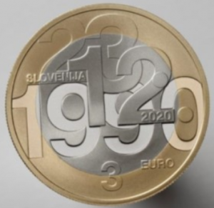 SLOVENIA 3 EURO 2020 - 30TH ANNIVERSARY OF THE PLEBISCITE ON THE INDEPENDENCE  OF THE REPUBLIC OF SLOVENIA  