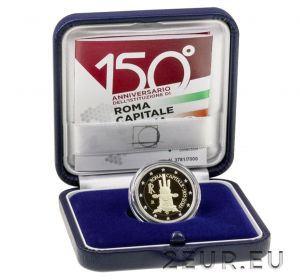 ITALY 2 EURO 2021 - 150 YEARS SINCE THE PROCLAMATION OF ROME AS THE CAPITAL OF ITALY - PROOF