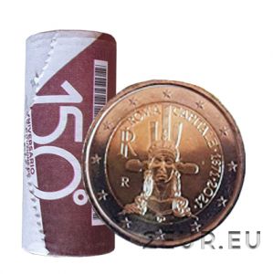 ITALY 2 EURO 2021 - 150 YEARS SINCE THE PROCLAMATION OF ROME AS THE CAPITAL OF ITALY roll