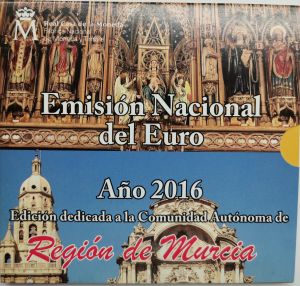 SPAIN 2016 - EURO COIN SET BU - Murcia