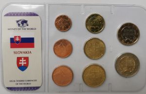 SLOVAKIA 2009 - EURO COIN SET