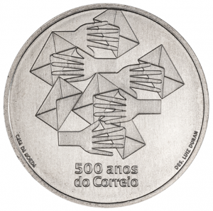 PORTUGAL 5 EURO 2020 - 500 YEARS OF PORTUGUESE POST OFFICE