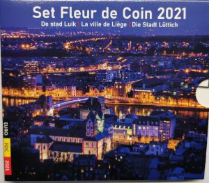 BELGIUM 2021 - EURO COIN SET -De stad Luik