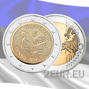 ESTONIA 2 EURO 2021 - Finno-Ugric peoples