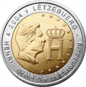LUXEMBOURG 2 EURO 2004 - THE GRAND DUKE HENRI