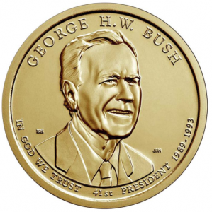 USA 1 Dollar 2020-P - George H. W. Bush