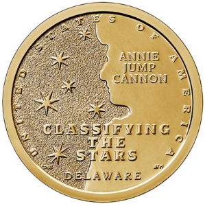 USA 1 Dollar 2019-P - Delaware - Annie Jump Cannon