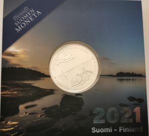 FINLAND 20 EURO 2021 - Åland autonomy 100 years - silver