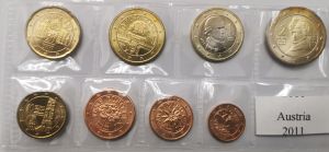 AUSTRIA 2011 - EURO COIN SET
