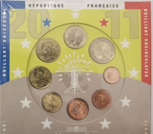 FRANCE 2011 - EURO COIN SET - BU
