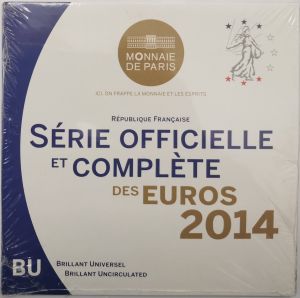 FRANCE 2014 - EURO COIN SET - BU