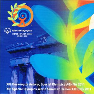 GREECE 2011 - EURO COIN SET BU - Special Olympics Athen 2011 - Acropolis