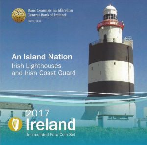 IRELAND 2017 - EURO COIN SET BU - Lighthouses & Coast Guard