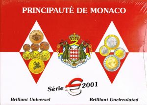 MONACO 2001 - EURO COIN SET
