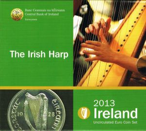 IRELAND 2013 - EURO COIN SET - The Irish Harp