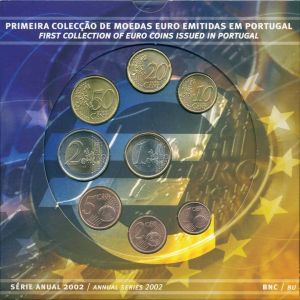 PORTUGAL 2002 - EURO COIN SET (BU)