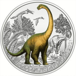 AUSTRIA 3 EURO 2021/4 - Argentinosaurus