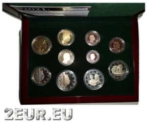LUXEMBOURG EURO SET  - 2021  PROOF
