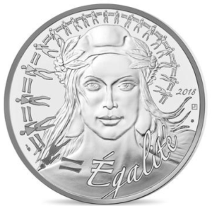 FRANCE 20 EURO 2018 - MARIANNE - EQUALITY