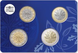 FRANCE 2022 - EURO COIN SET - NEW NATIONAL SIDES