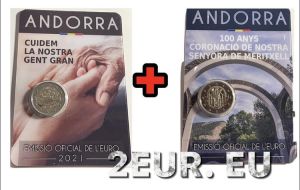 ANDORRA 2 EURO 2021 - Lady of Meritxell + Care for the Elderly
