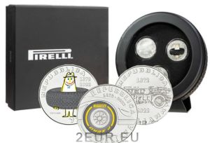 ITALY 5 EURO 2022 - 150 Years of Pirelli - Triptychon
