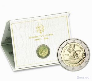 VATICAN 2 EURO 2006 - 5TH CENTENARY OF THE SWISS PONTIFICAL GUARD