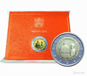 VATICAN 2 EURO 2016 - 200TH ANNIVERSARY OF THE PAPAL GENDARMERIE 