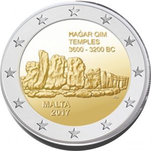 MALTA 2 EURO 2017 - HAGAR QIM TEMPLES