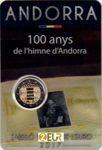 ANDORRA 2 EURO 2017 - 100 YEARS HYMN ANDORRA 